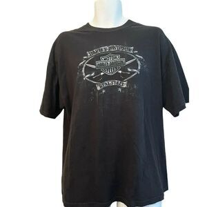 Harley Davidson Motorcycles XL T Shirt Real Steel Myrtle Beach SC Made in USA